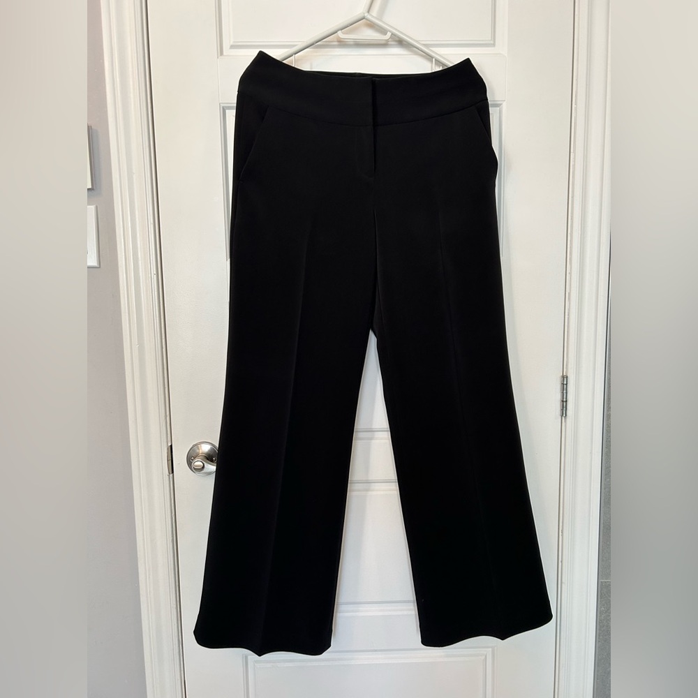 Sophisticated Black Wide Leg Women's Pants